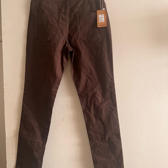 Plaid&Plain Men's Slim Fit Dress Pants - Picture 2 of 6